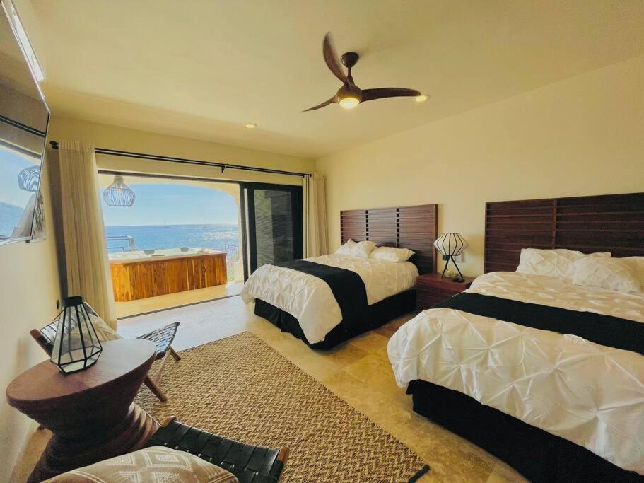 Beach Front Casa Bruma Jacuzzi With Massage Villa Cabo San Lucas Bagian luar foto